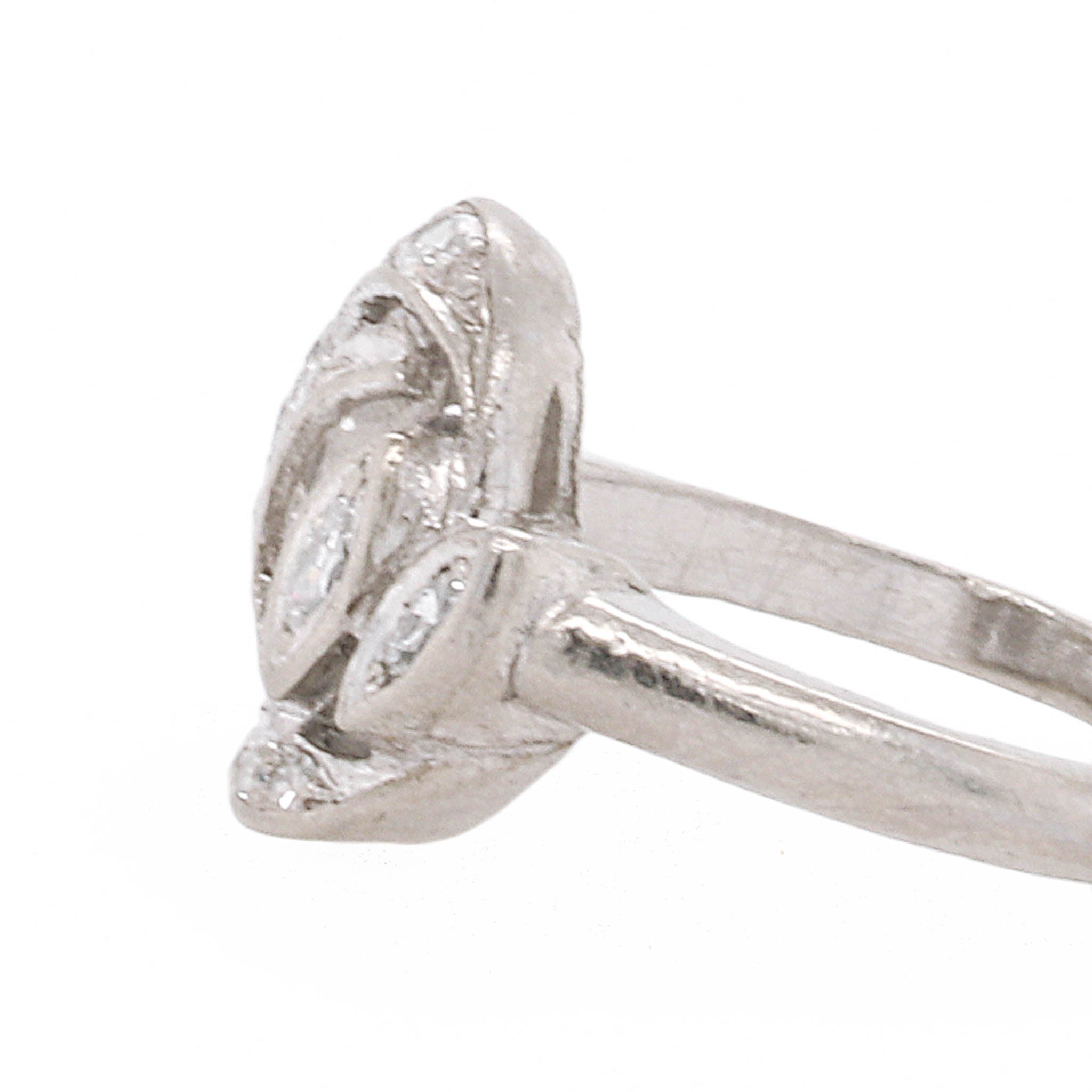 Platinum Diamond Estate Ring